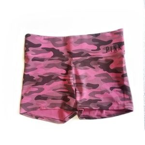 Victoria Secret pink camo yoga shorts shorties